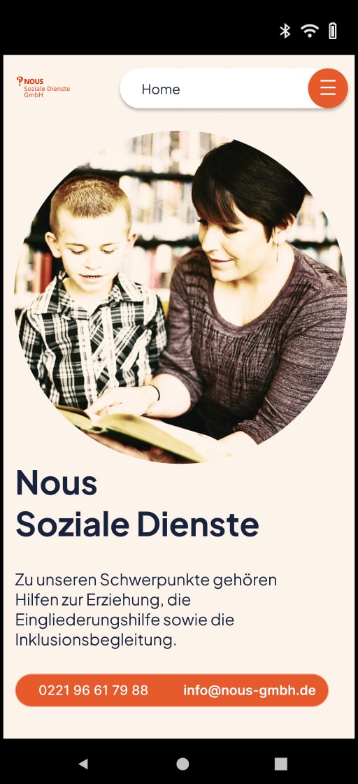Projekt 2 – Nous Soziale Dienste Mobile